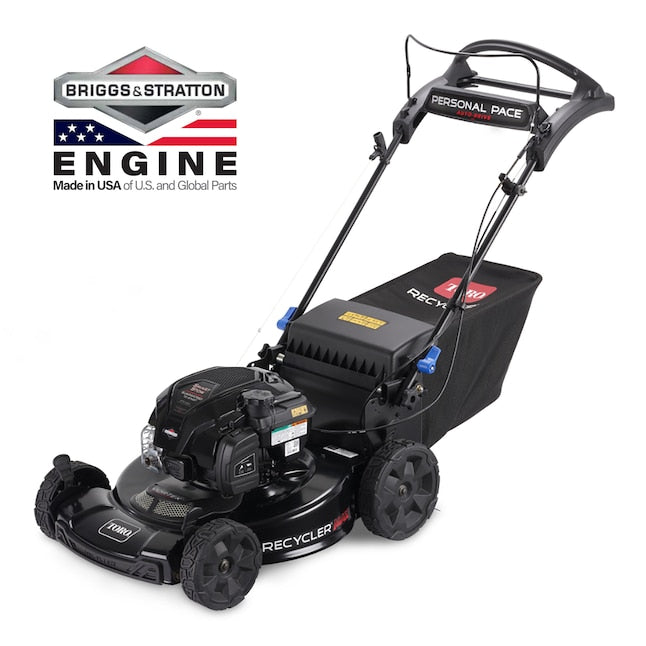 Toro Recycler Max with Personal Pace and Smart Stow 22-in Gas Self-propelled Lawn Mower with 163-cc Briggs and Stratton Engine