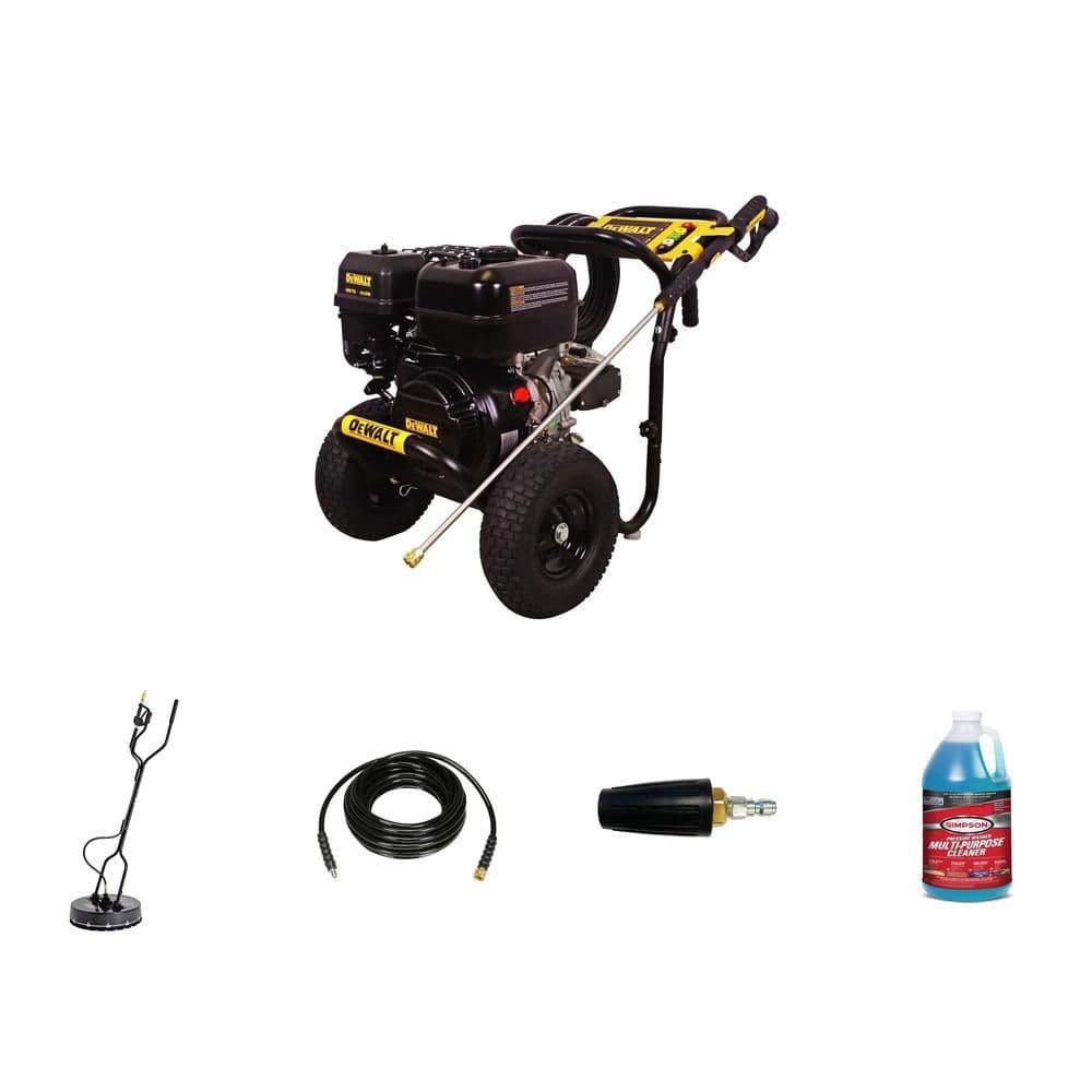 4400 PSI Gas Pressure Washer, 20 in. Surface Cleaner, 3/8 in. x 50 ft. Hose, Turbo Nozzle and 1 Gal. Cleaner Combo